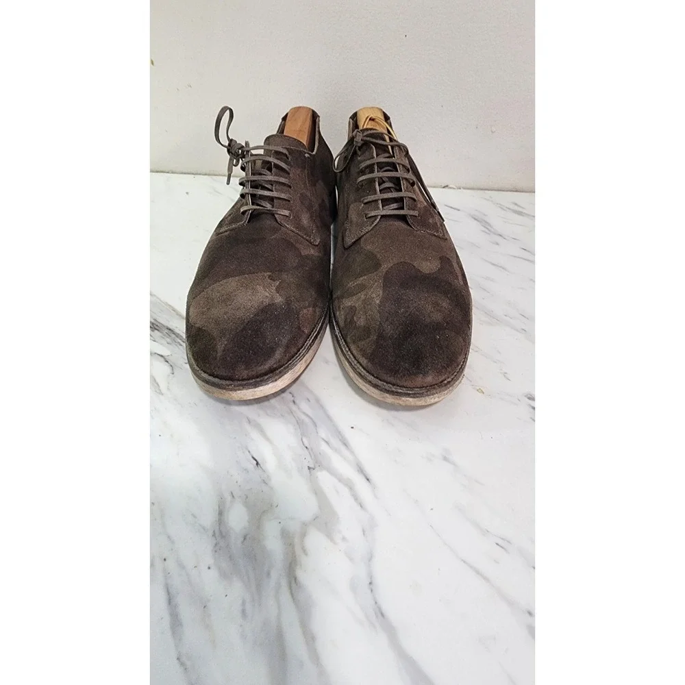 DIESEL‎ Shoes Iridium Olive Camo A15 Dress Shoes Size 11 Suede